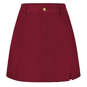 Belle Poque Women Corduroy Short Skirts $12.95