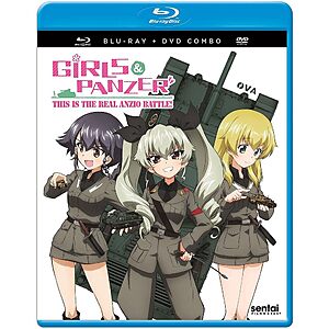 Girls Und Panzer: This Is The Real Anzio Battle!(Blu-ray + DVD Combo) $9.49 + Free S&H w/ Prime or $35+