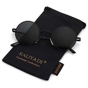 KALIYADI Round Polarized Sunglasses for Men Women UV Protection $6.59