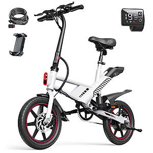 450w MIHOVER 14" Mini Electric Bike (19MPH, 30miles Max) $214 + Free S/H