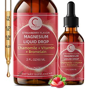 Magnesium Glycinate Liquid Drops for Stress Relief and Digestive Comfort $7.6