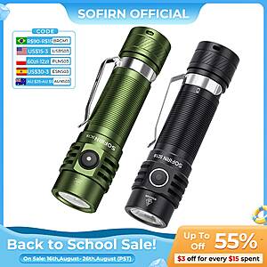 Sofirn SC18 1800LM EDC Flashlight USB C Rechargeable SST40 LED Green $12.89 + Free Shipping