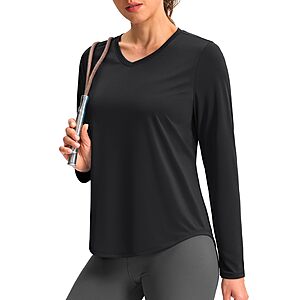 Amazon – G Gradual Women's Long-Sleeve Workout Top $7.49 w/ Code + Deal $14.99