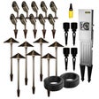 VOLT Low Voltage LED Outdoor 17-Light Kit with 150W Transformer $749.99 Brass or Black Free Shipping Costco.com