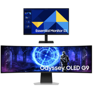 49" Odyssey G95SD Dual QHD 240Hz OLED Curved Gaming Monitor + 27" 1080p IPS Monitor $935 + Free Shipping