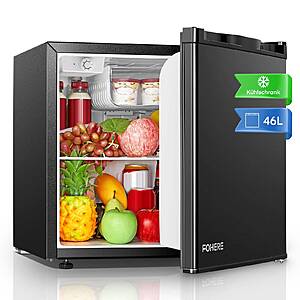 FOHERE 46L Mini Fridge 1.6 Cu.ft Compact Refrigerator $77.80 + Free Shipping