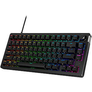 HyperX Alloy Rise 75 Gaming Mechanical Keyboard, Black (7G7A4AA) $99.99 + Free Shipping