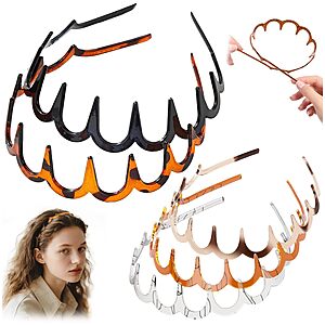 5-Pack HJKLIUT U-Shape Comb Hair Headbands $5.99 ($1.19 each) + Free Shipping w/ Prime or on $35+