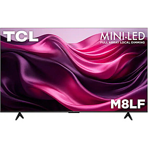 65" TCL M8LF 4K UHD Mini LED Smart TV w/ Fire TV (2026) $499.99 + Free Shipping
