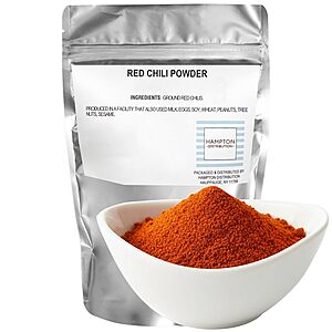9-Oz Hampton Distribution Red Chili Powder $4.49 w/ S&S + Free Shipping w/ Prime or on $35+