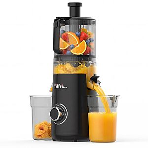 Tiffri&Co 3-in-1 Cold Press Juicer, 6" Wide Chute Masticating Juicer $79.99