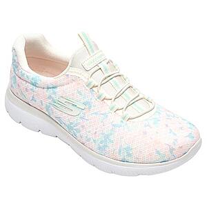 New Customers: Skechers Summits Watercolor Washable Bungee Sneakers - Wildflower (3 Colors)  $34.95 + S/H $5.50
