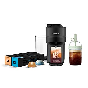 Nespresso Vertuo Pop+ Iced Coffee & Espresso Maker Bundle by De'Longhi $97.96