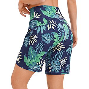 Quenteen Women's 9" Athletic High Waisted Bermuda Short $4.99 + Free Shipping w/ Prime or on $35+