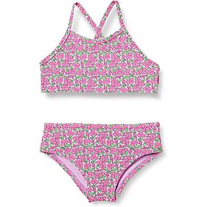 Amazon Essentials Girls and Toddlers' Cross-Back Bikini Set with Quick-Dry Fabric $8.09