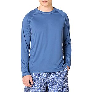 Amazon Essentials Men's Long-Sleeve Quick-Dry UPF 50 Swim Tee $6.47