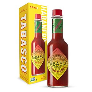 [SnS, AC] $3.10 | 5-Oz TABASCO Hot Sauce (Habanero) at Amazon