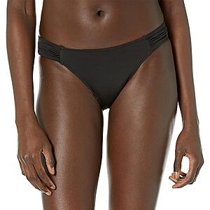 Amazon Essentials Women's Ruched Side Tab Full Coverage Bikini Swimsuit Bottom $6.01