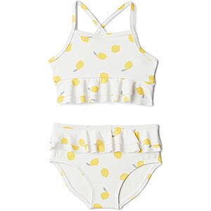 Amazon Essentials x Sofia Grainge Toddler and Baby Girls' Two Piece Swimsuit with Crisscross Straps, Double-Layer Flounce $7.85