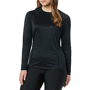 Amazon Essentials Women's Long Sleeve Rash Guard $6.01