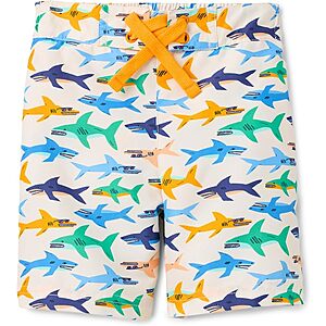 Amazon Essentials Boy's Quick Dry Swimming Board Shorts Swim Trunks $7.55