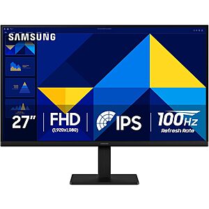 Samsung 27" (S30GD) Essential Monitor with IPS Panel $109.99