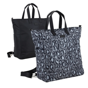 Bodhi Fashion Daily Convertible Tote Bag with Detachable Straps (Black or Snow Leopard) $17.99 + Free Shipping