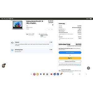 YMMV Samsung Galaxy Book 6 Pro 14 inch 512GB 16GB RAM for $1009.99 on education store