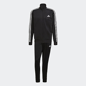 adidas men Essentials 3-Stripes Track Suit (Legend Ink / White) $26