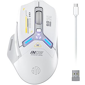 INPHIC PG1 Wired Gaming Mouse w/ 12800 DPI & RGB Backlighting $8.99 + Free Shipping w/ Prime or on $35+
