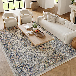 Lark Manor Jurado Oriental 5x7-Foot Area Rug $93.99