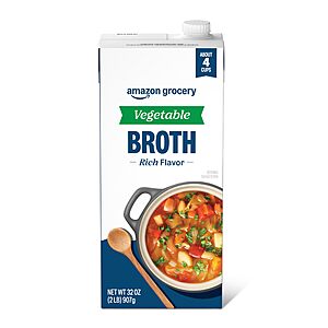 4/$4.04 or less S&S Amazon Grocery, Vegetable Broth, 32 Oz