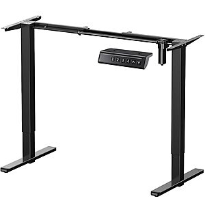 [Prime] ErGear Electric Standing Desk Frame Legs for 39.4"-63.3" Desktops (Black) $99.99 + Free Shipping
