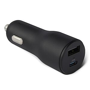 Amazon Basics 32W Dual-Port Fast-Charging Car Charger (USB-C + USB-A) $4.83 + Free Shipping w/ Prime or on $35+