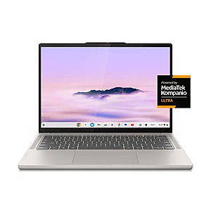 Lenovo Chromebook Plus Laptop: 14" OLED Touchscreen, MediaTek Kompanio Ultra 910 CPU, 16GB RAM, 256GB SSD $649 + Free Shipping