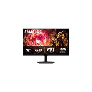 (NEW) Samsung 32” Odyssey G5 G50F QHD Resolution Gaming Monitor, 180Hz Refresh Rate, Fast IPS Panel, HDR10, $158.39