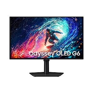 $318.39 | Samsung 27" Odyssey QHD-OLED G6 Gaming Monitor (2026 Model) at Woot!