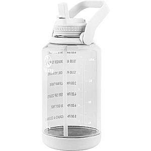 64-Oz Takeya Tritan Motivational Water Bottle (Cloud White) $9.99 + Free Shipping