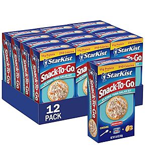 [SnS] $10.47* | 12-pk 3.6-oz StarKist Snack-To-Go Ready to Eat Meals Tuna Salad Kits at Amazon