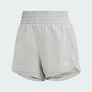adidas Women's Pacer Training 3-Stripes Woven 3" Inseam High-Rise Shorts (Mgh Solid Grey) $7.50 + Free Shipping
