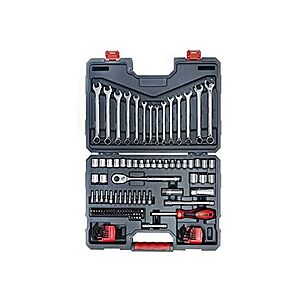 $71.99: Crescent 128 Piece 3/8" Drive 12 Point Standard SAE/Metric Mechanics Tool Set - CTK128C at Woot!
