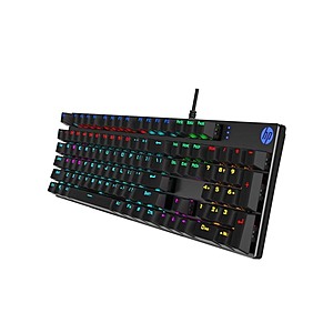 HP GK400F Wired RGB Mechanical Keyboard (Gun Metal) $18.99 + Free S&H w/ Prime at Woot!