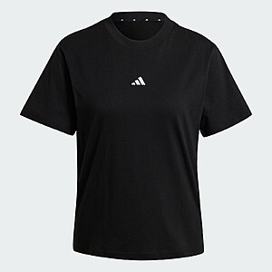 adidas women Essentials Small Logo Cotton Tee from $10 + Free Shipping