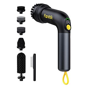 [Prime] Fanttik G9 Handy Cordless Electric Spin Scrubber w/ 5 Brush Heads & LED Display $35.99 + Free Shipping