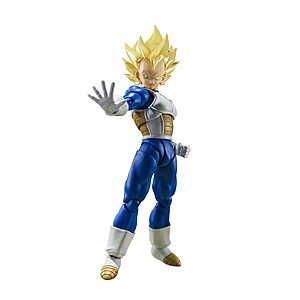 $24.99: TAMASHII NATIONS Dragon Ball Z Super Saiyan Vegeta S.H.Figuarts 5" Action Figure