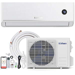 $391.49: Costway Lithzen 12000 BTU Mini Split Air Conditioner & Heater, 208/230V 18.2 SEER2 Wifi Enabled at Walmart.com
