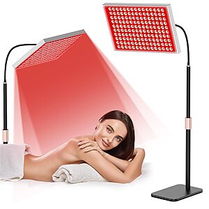 i-Venoya Red Light Therapy Panel w/ Stand, 150-LED 660nm & 850nm Near-Infrared Full Body Device $41.59 + Free Shipping