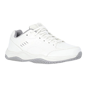 Athletic Works Men's Front Runner Wide Width Sneakers, 4E (White Gray) $7.92