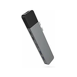$10.39 | HyperDrive USB C Hub, NET 6-in-2 for MacBook Pro Air at Woot!