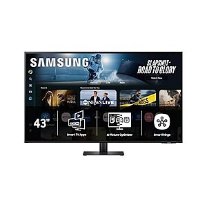 $270.39 | Samsung 43” Smart Monitor M7 (M70F) 4K UHD Display at Woot!